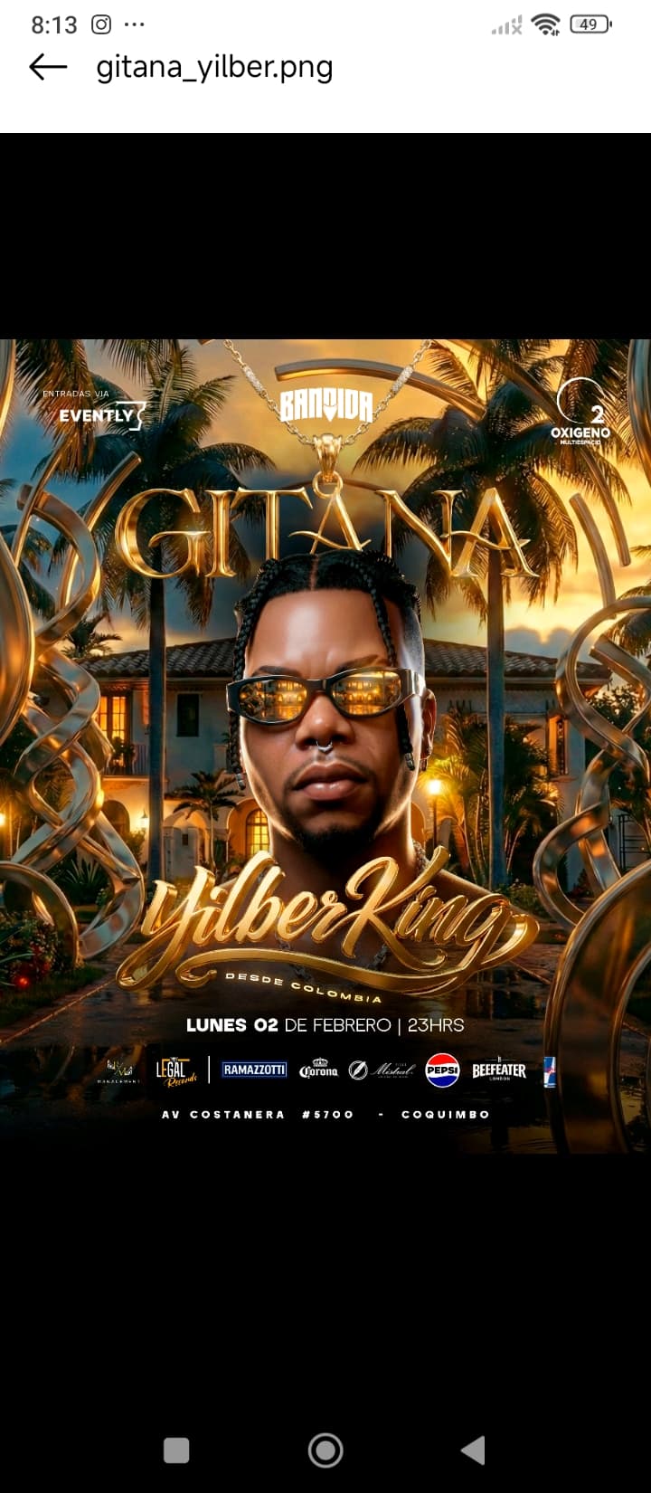 YILBER KING EN GITANA ⭐ LUNES 2 FEBRERO OXIGENO  image}